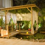 Como decorar jardim com bambu